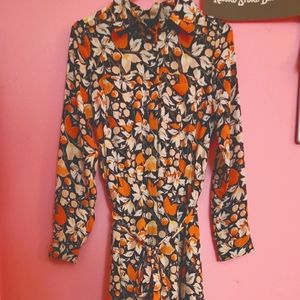 Floral full length dress